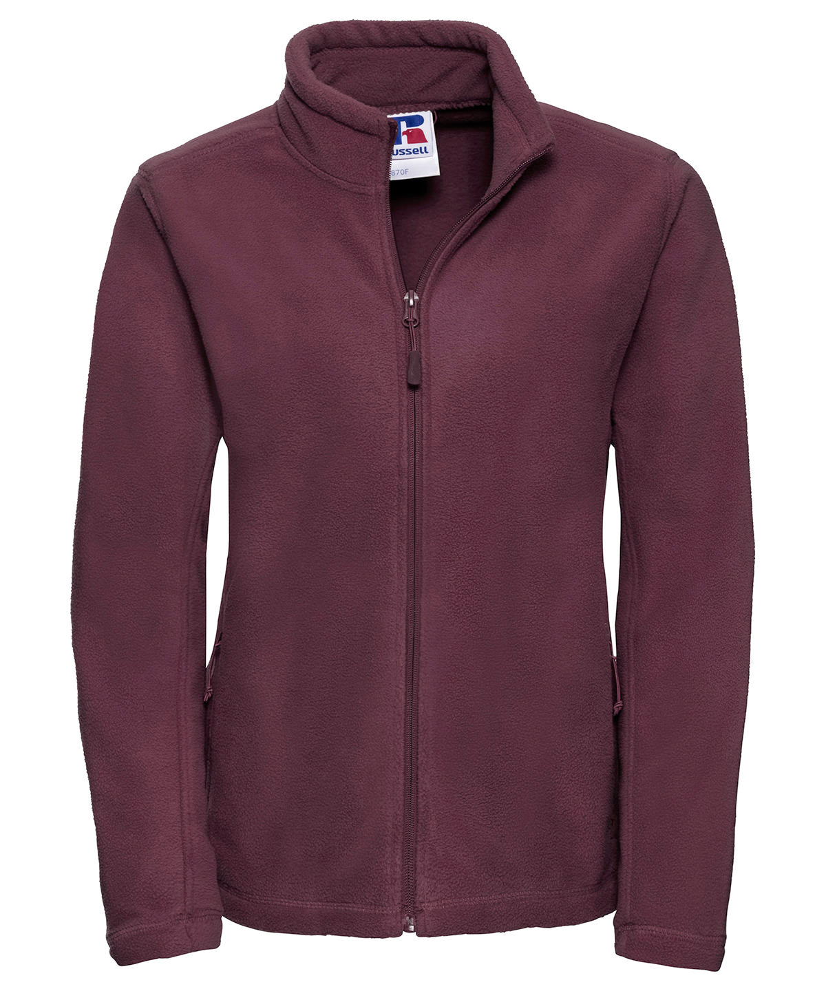Personalised Jackets - Black Russell Europe Women's full-zip outdoor fleece