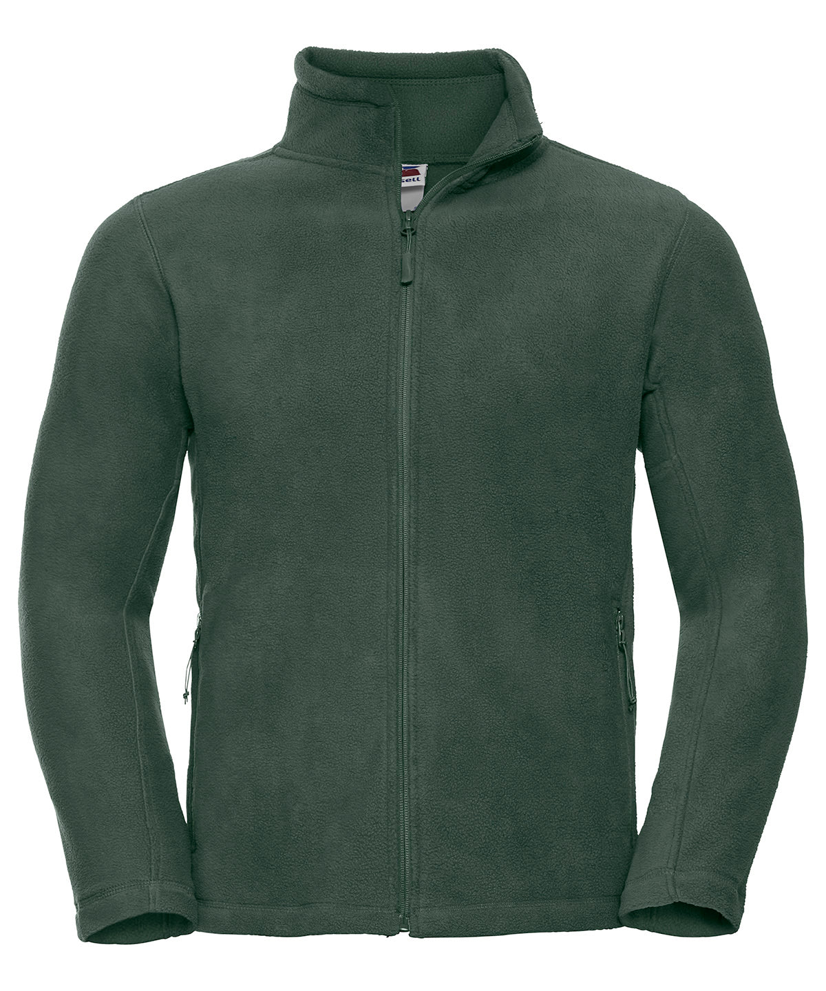 Personalised Jackets - Black Russell Europe Full-zip outdoor fleece