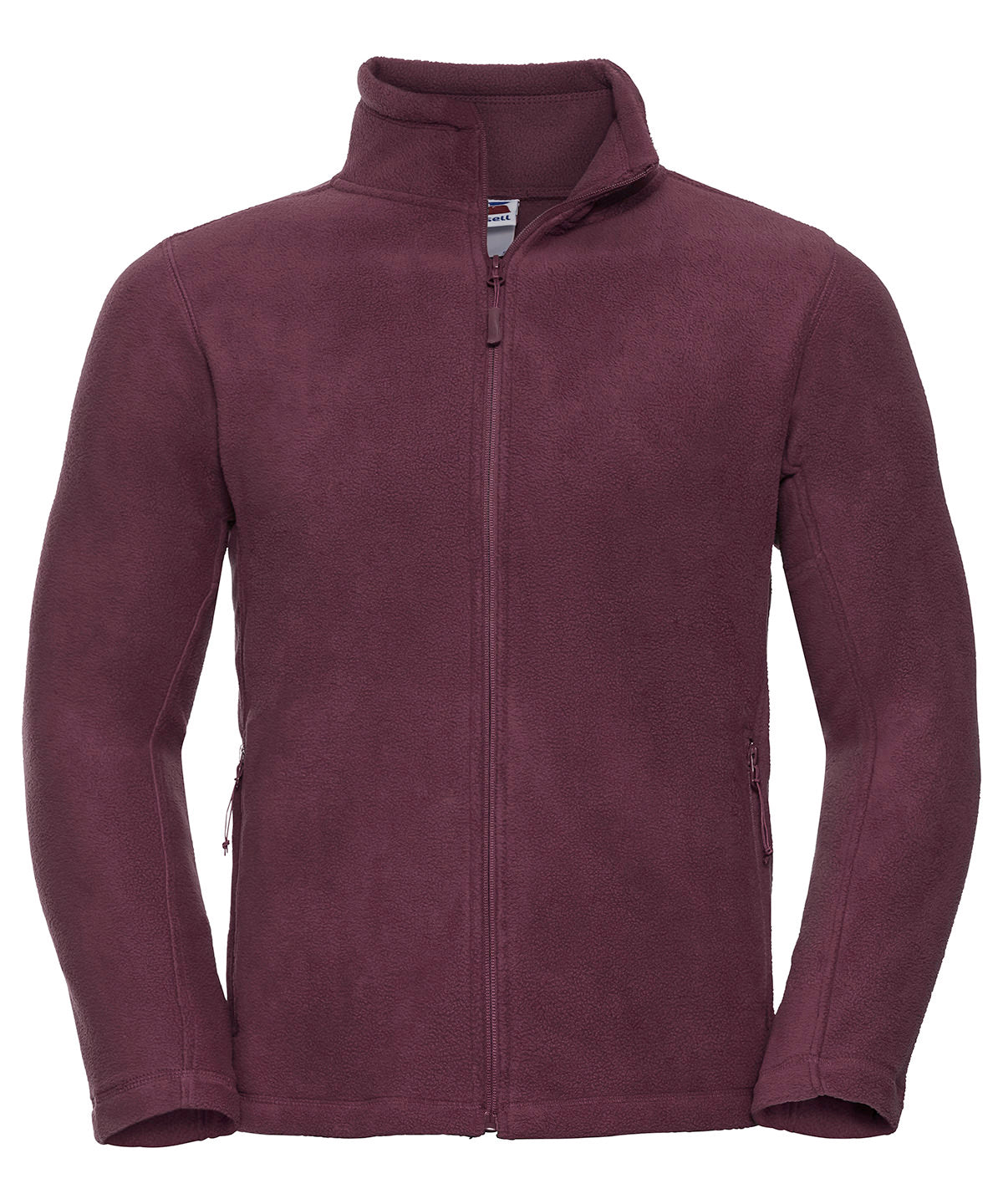 Personalised Jackets - Black Russell Europe Full-zip outdoor fleece
