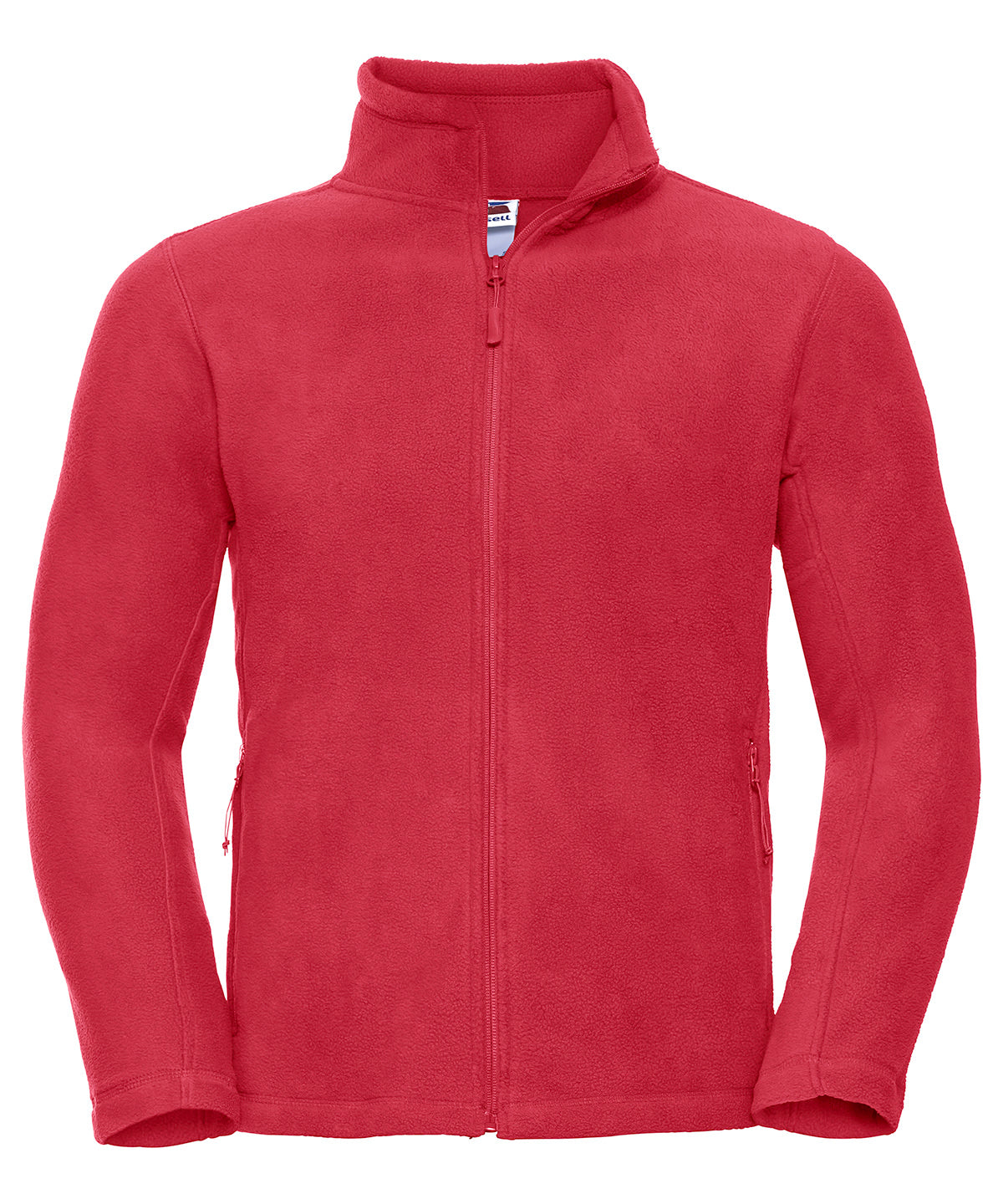 Personalised Jackets - Black Russell Europe Full-zip outdoor fleece