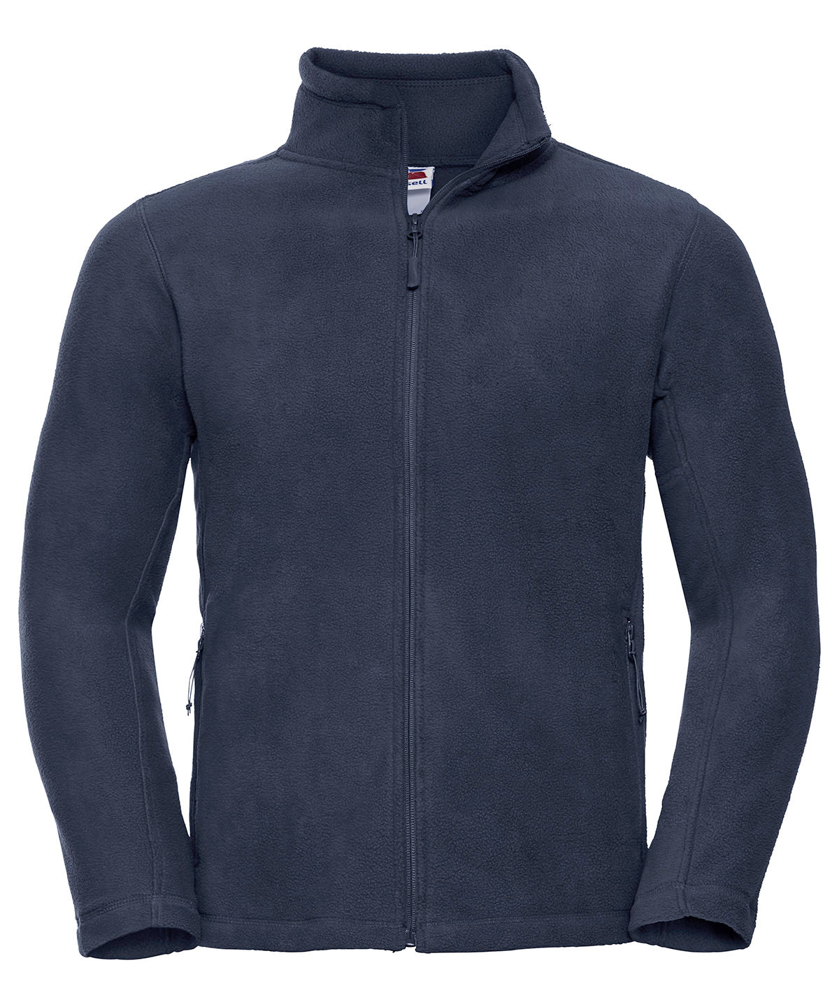Personalised Jackets - Black Russell Europe Full-zip outdoor fleece