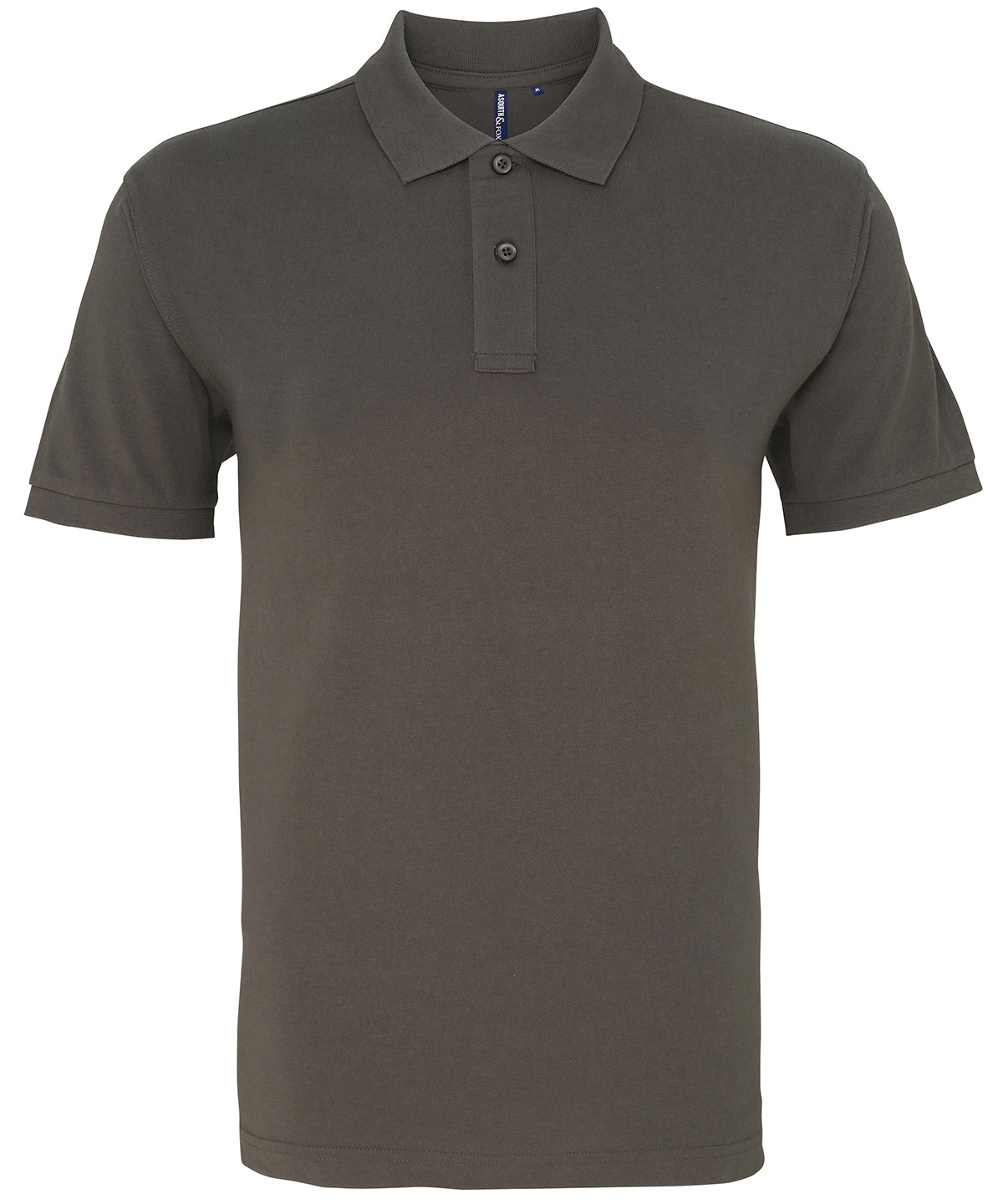 Personalised Polo Shirts - Dark Grey Asquith & Fox Men's Classic fit polo