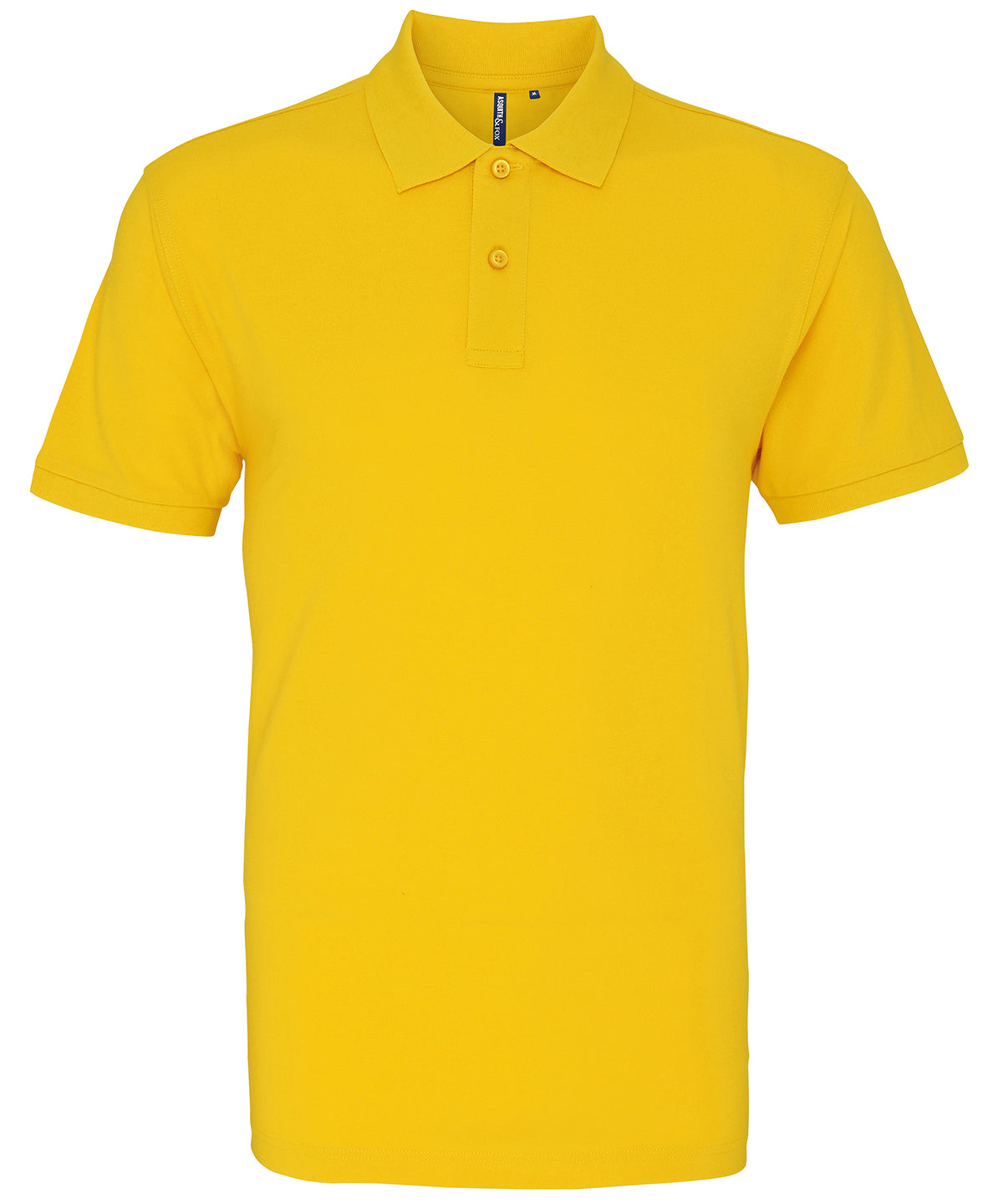Personalised Polo Shirts - Dark Yellow Asquith & Fox Men's Classic fit polo