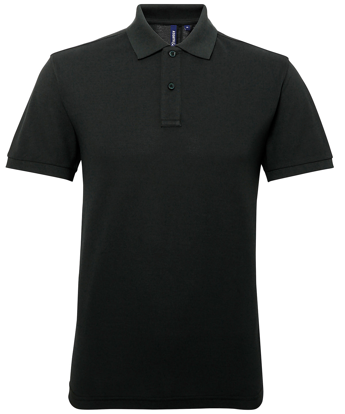 Personalised Polo Shirts - Black Asquith & Fox Men’s polycotton blend polo