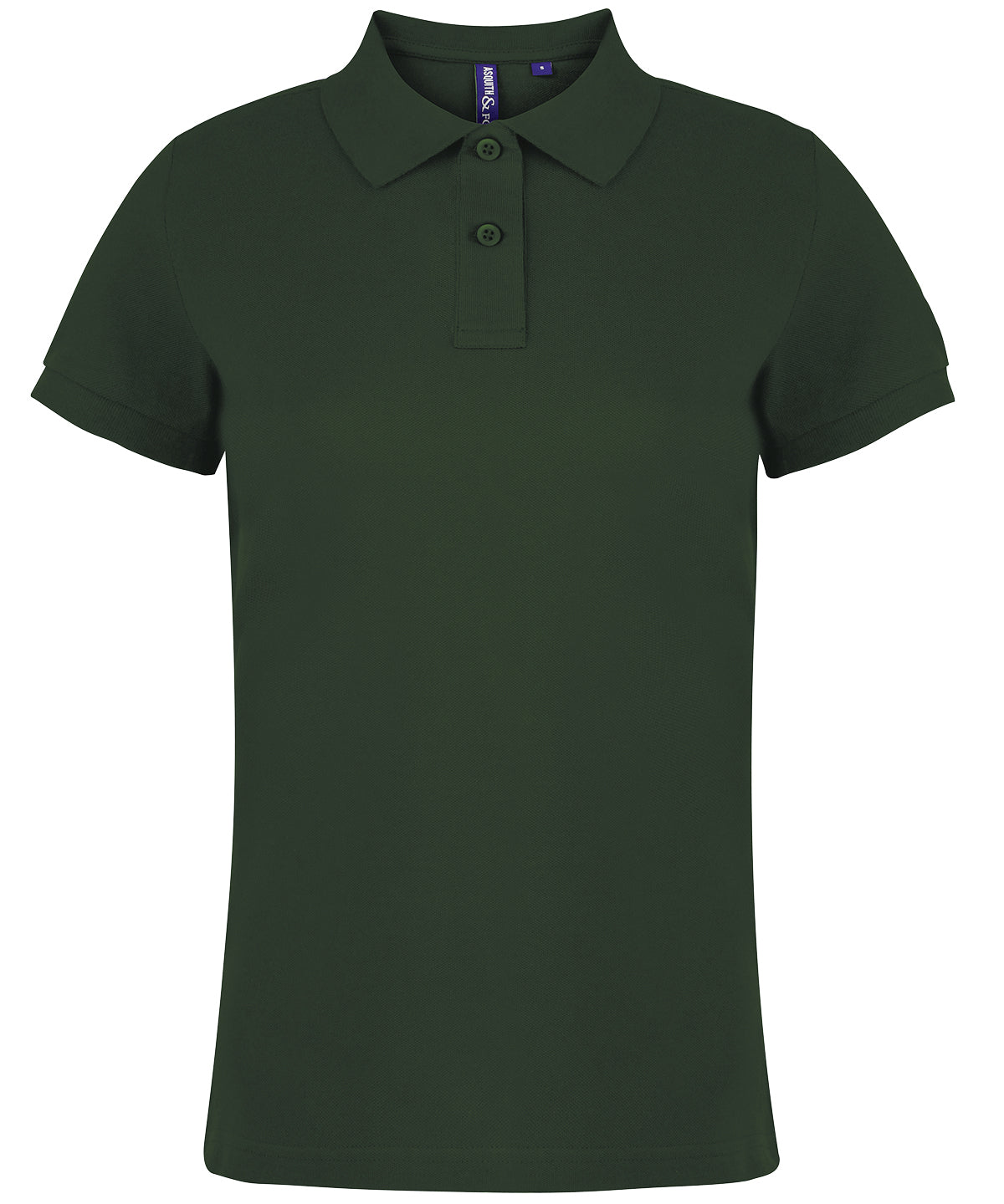 Personalised Polo Shirts - Black Asquith & Fox Women's Classic fit polo
