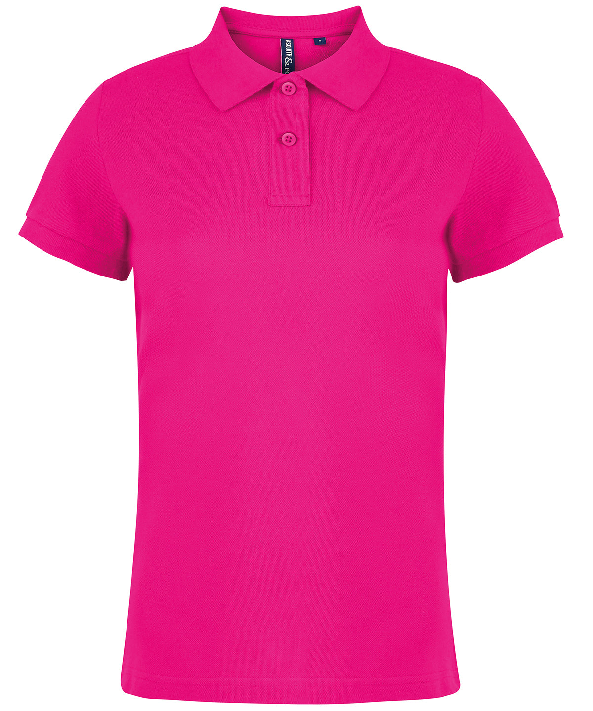 Personalised Polo Shirts - Black Asquith & Fox Women's Classic fit polo