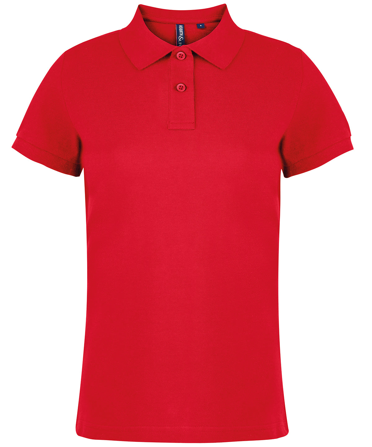 Personalised Polo Shirts - Burgundy Asquith & Fox Women's Classic fit polo