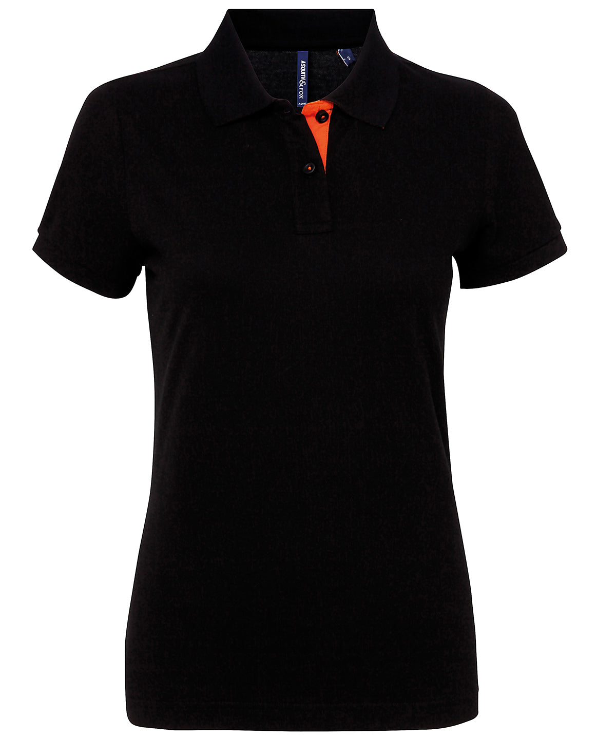 Personalised Polos - Asquith & Fox Women's contrast polo
