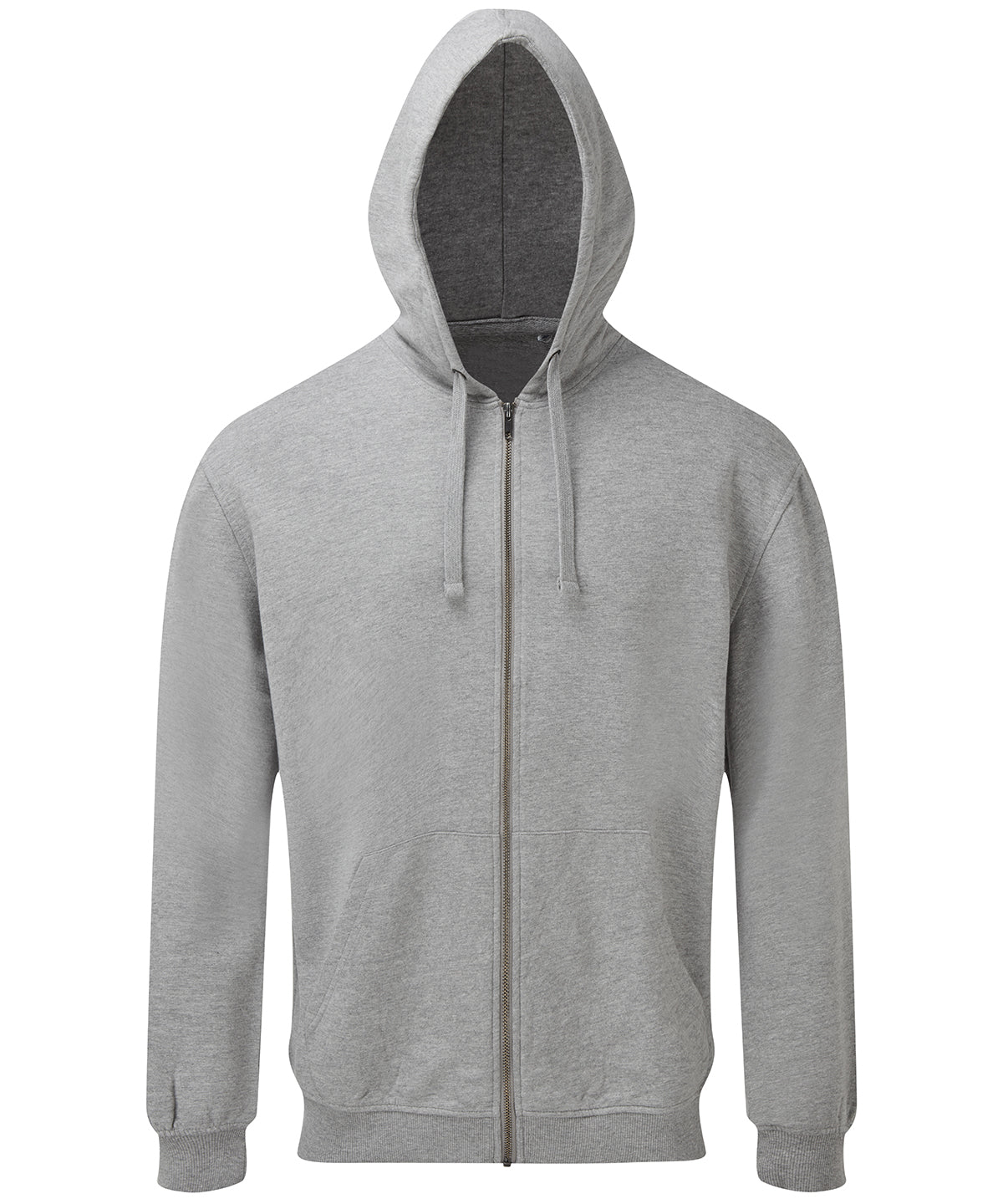Personalised Hoodies - Asquith & Fox Men's coastal vintage wash loop back zip through hoodie