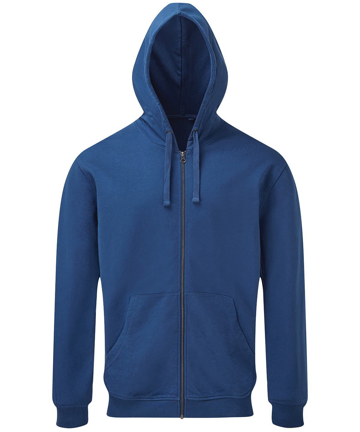 Personalised Hoodies - Asquith & Fox Men's coastal vintage wash loop back zip through hoodie
