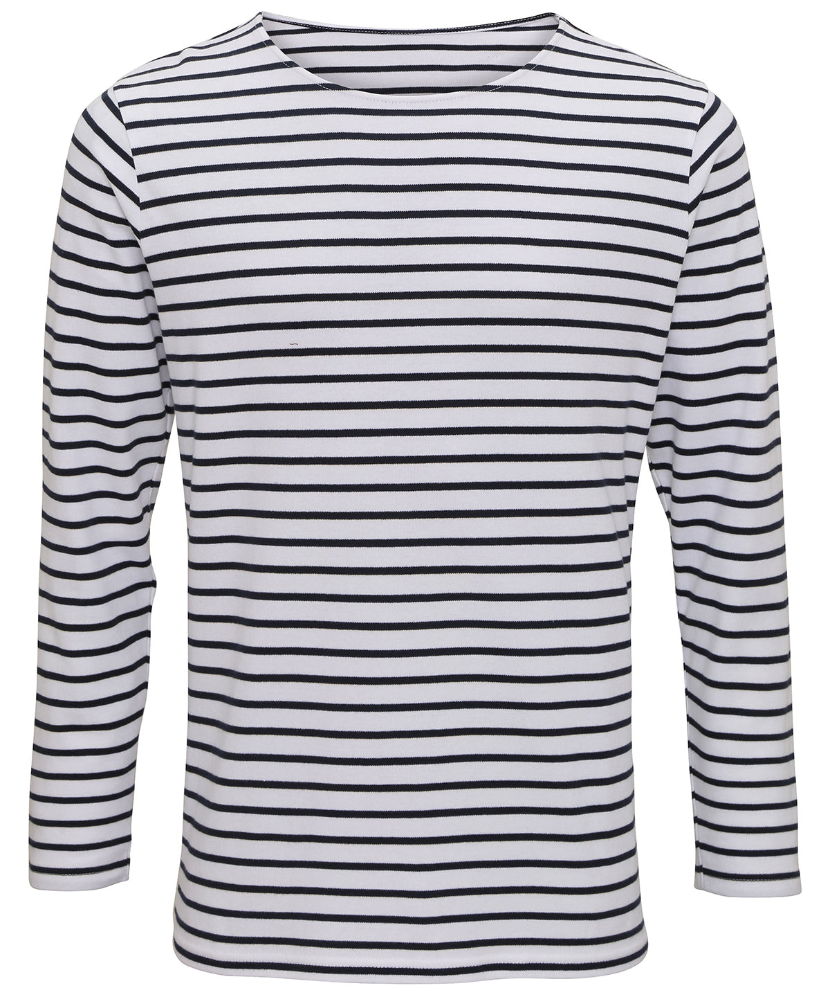 Personalised T-Shirts - Stripes Asquith & Fox Men's Marinière coastal long sleeve tee