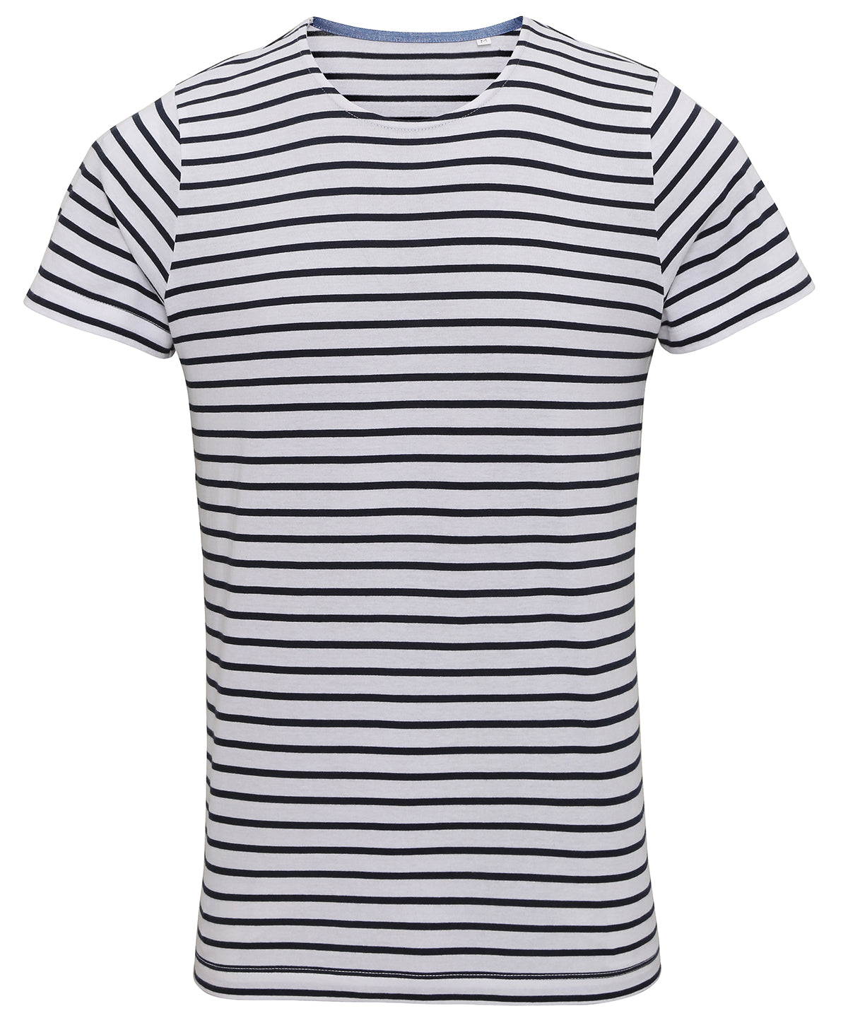 Personalised T-Shirts - Stripes Asquith & Fox Men's Marinière coastal short sleeve tee