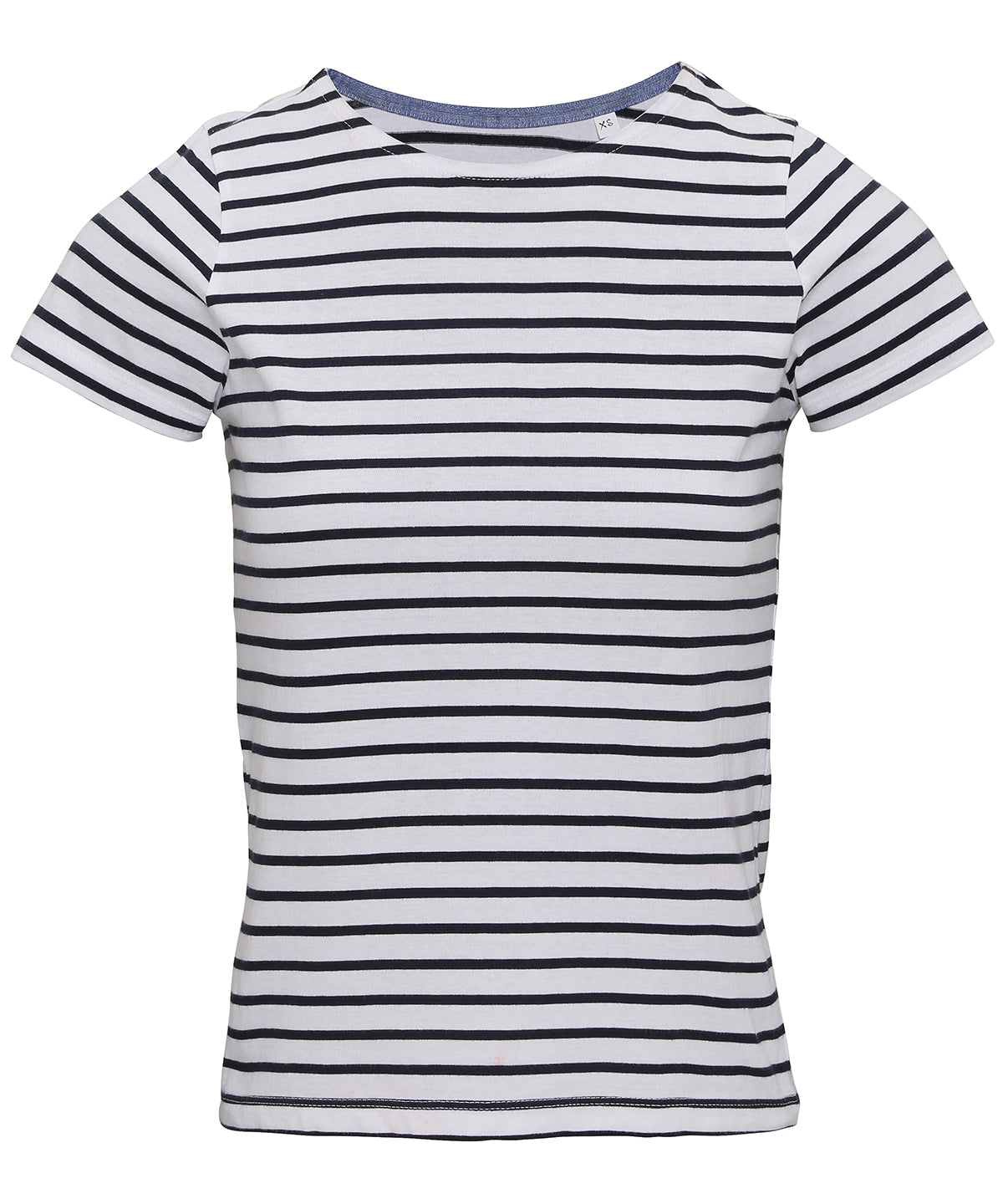 Personalised T-Shirts - Stripes Asquith & Fox Women's Marinière coastal short sleeve tee