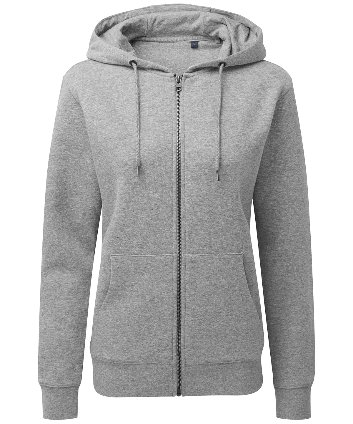 Personalised Hoodies - Turquoise Asquith & Fox Women's zip-through organic hoodie