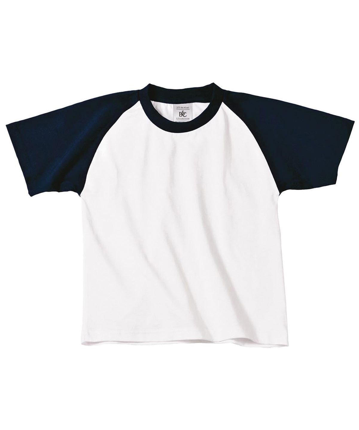 Personalised T-Shirts - White B&C Collection B&C Baseball /kids