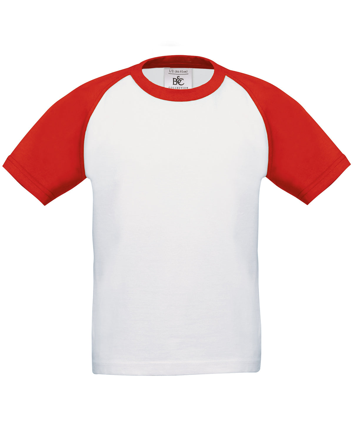 Personalised T-Shirts - White B&C Collection B&C Baseball /kids