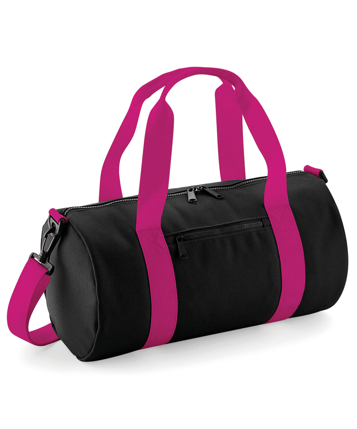 Personalised Bags - Black Bagbase Mini barrel bag