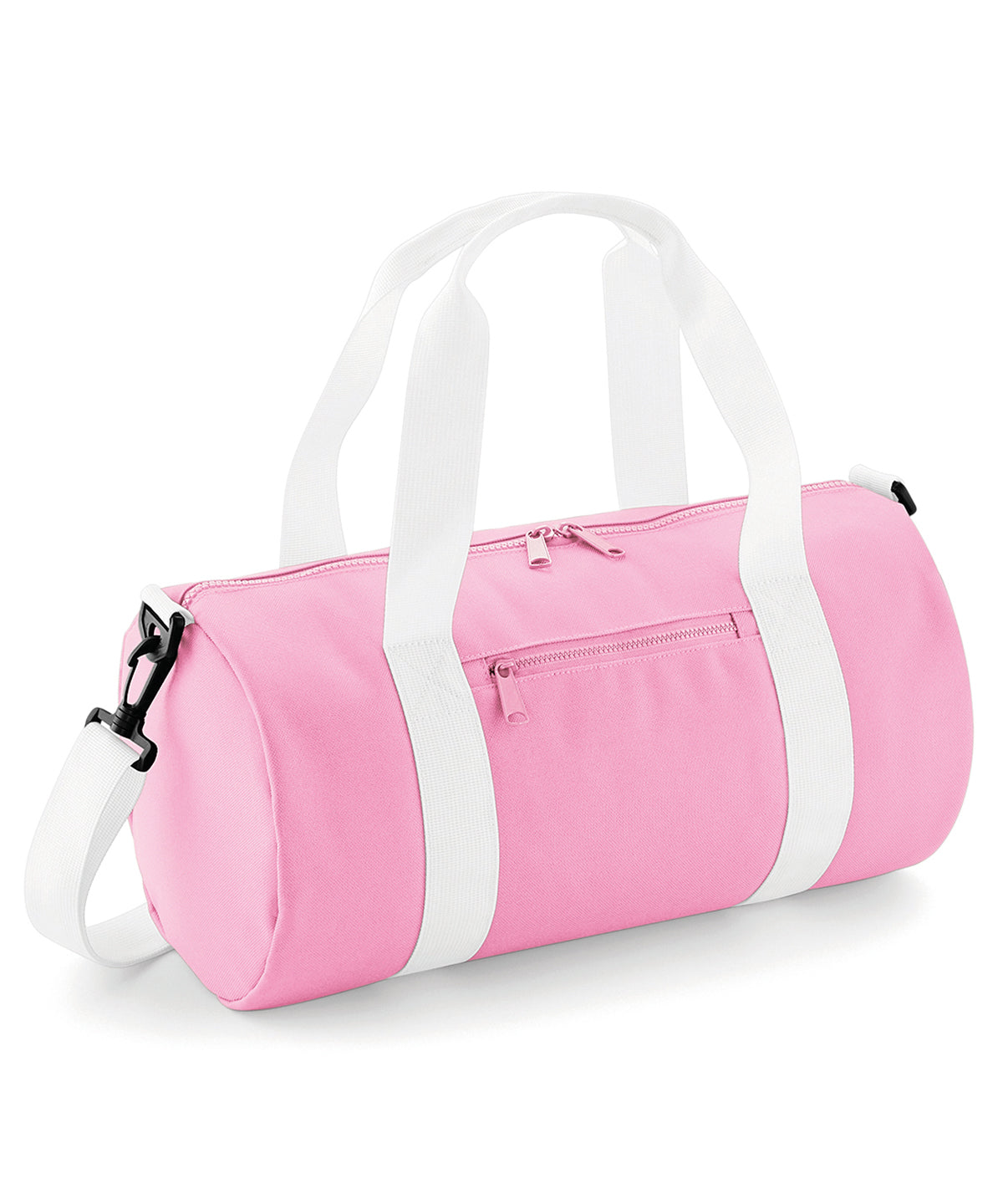 Personalised Bags - Mid Pink Bagbase Mini barrel bag