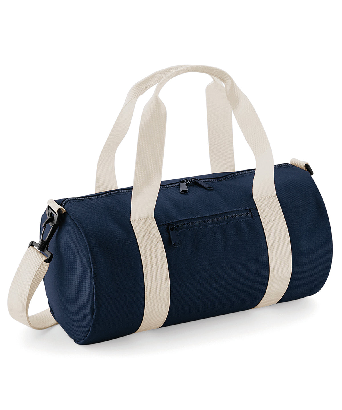 Personalised Bags - Navy Bagbase Mini barrel bag