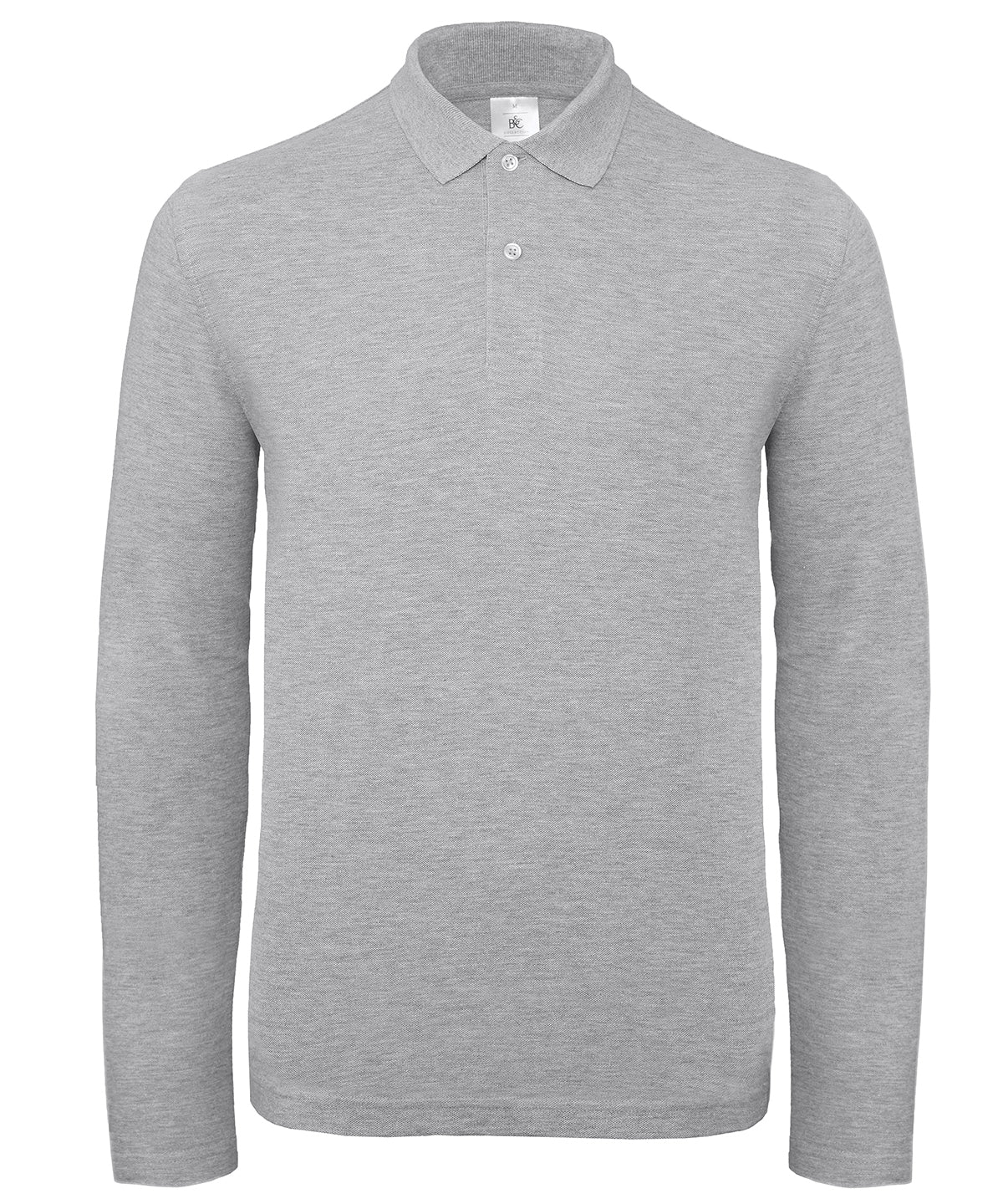 Personalised Polo Shirts - Black B&C Collection B&C ID.001 LSL