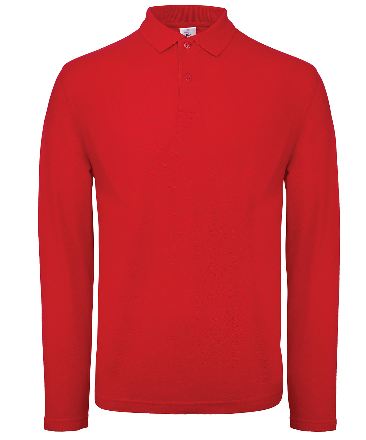 Personalised Polo Shirts - Black B&C Collection B&C ID.001 LSL