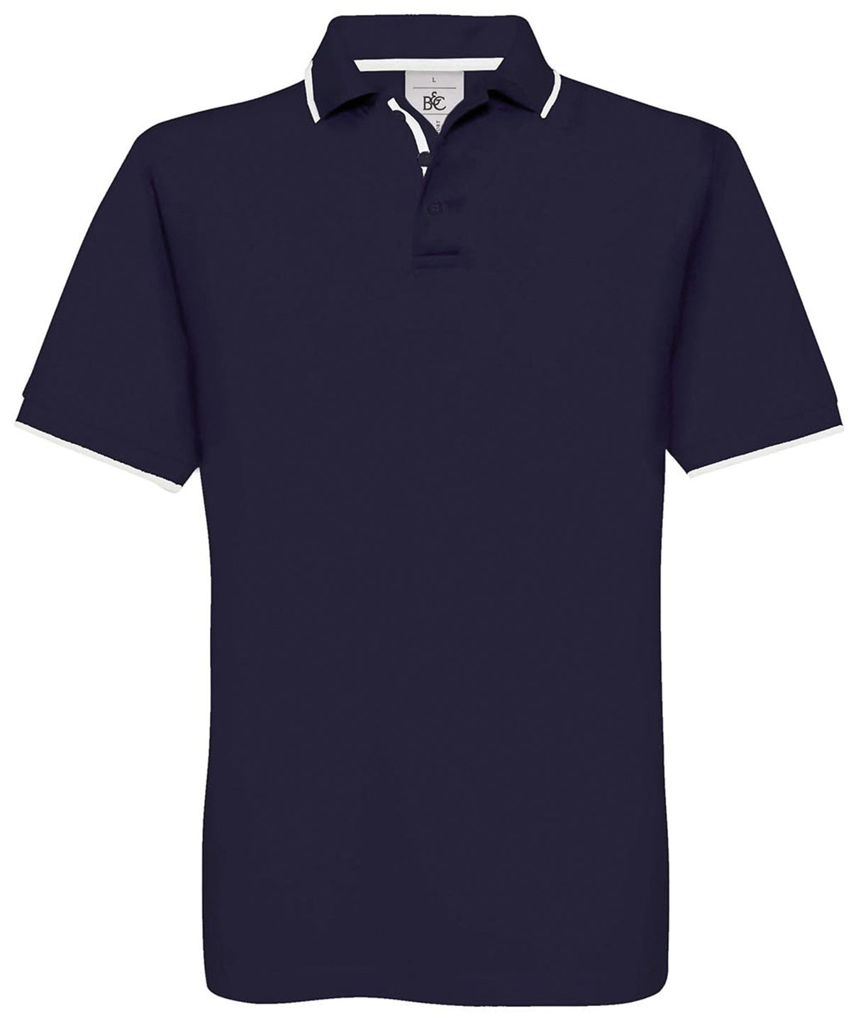 Personalised Polo Shirts - Navy B&C Collection B&C Safran sport