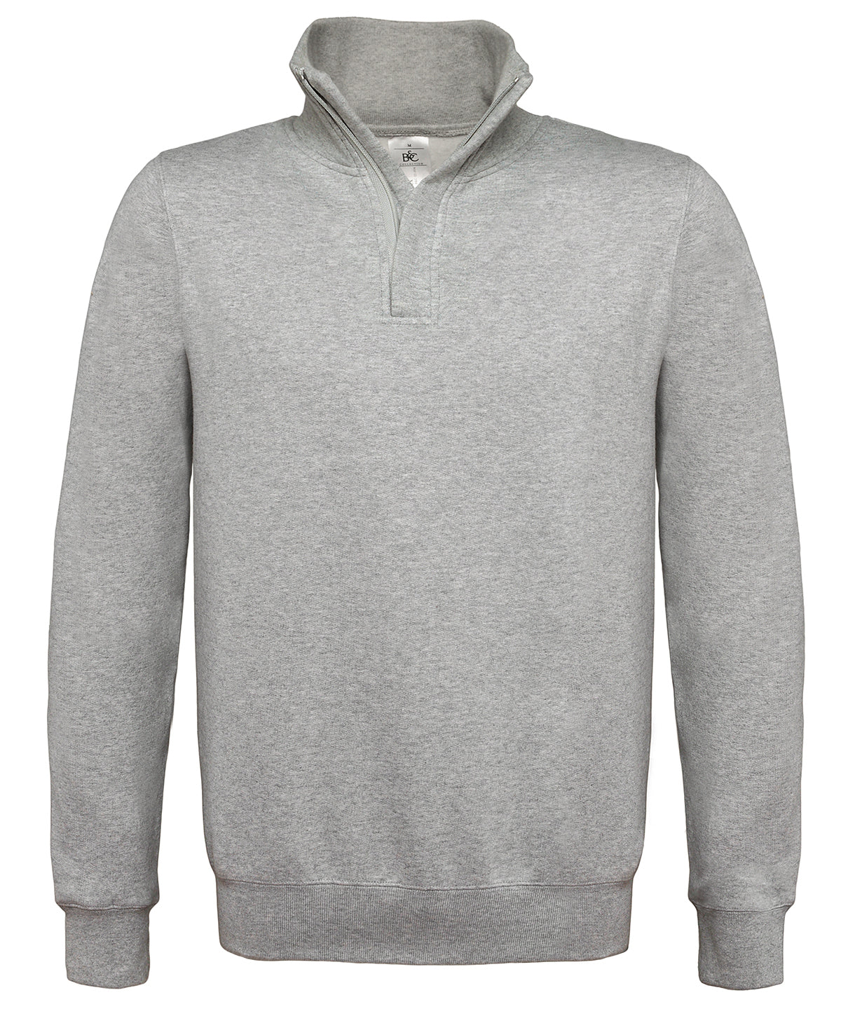 Personalised Sweatshirts - Black B&C Collection B&C ID.004 ¼ zip sweatshirt