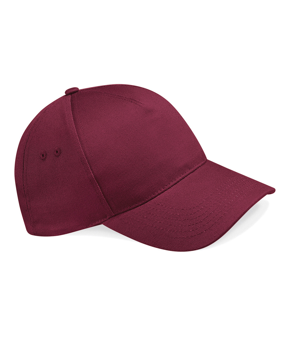 Personalised Caps - Burgundy Beechfield Ultimate 5-panel cap