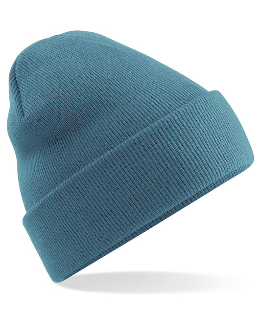 Personalised Hats - Light Blue Beechfield Original cuffed beanie
