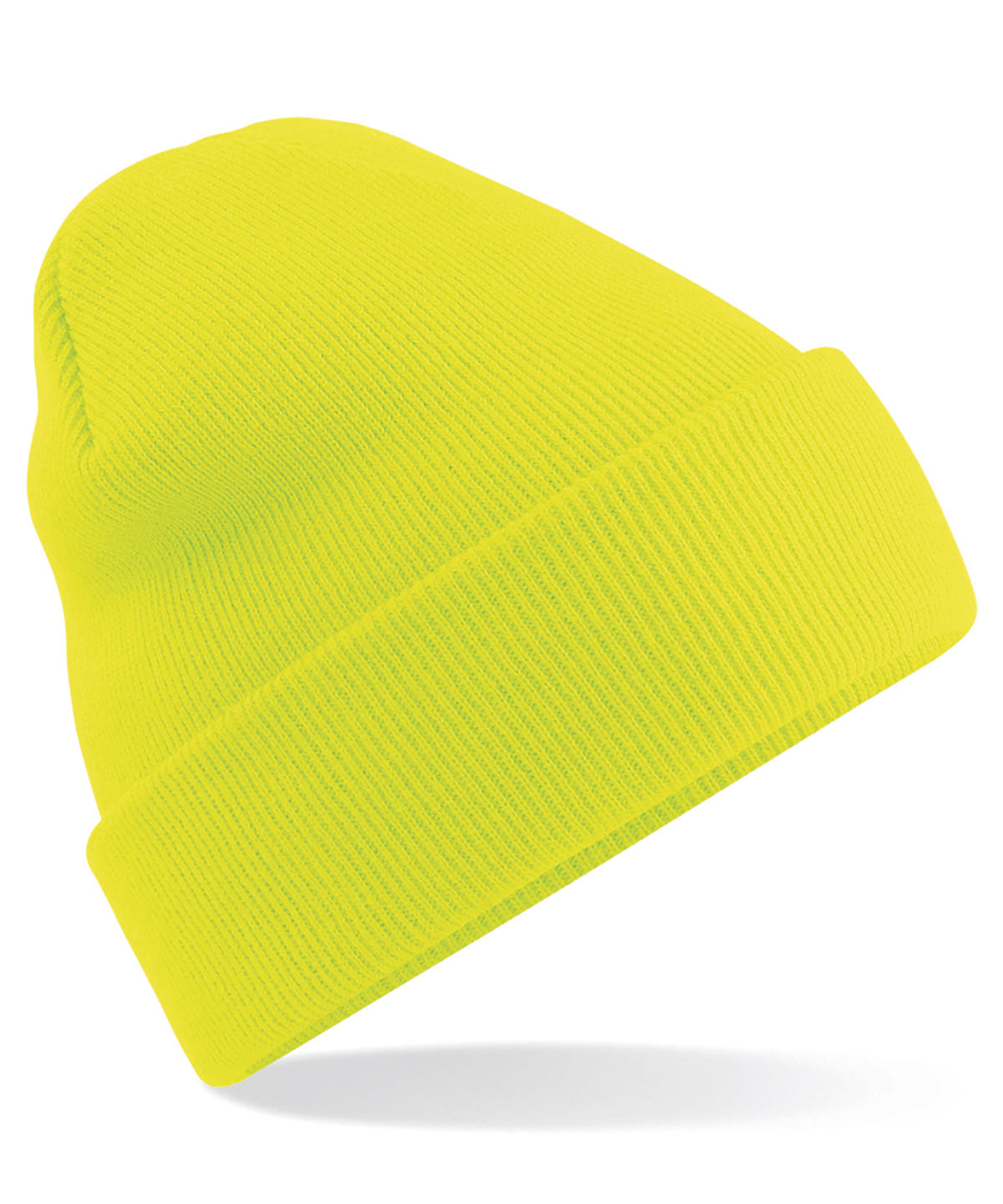 Personalised Hats - Fuchsia Beechfield Original cuffed beanie