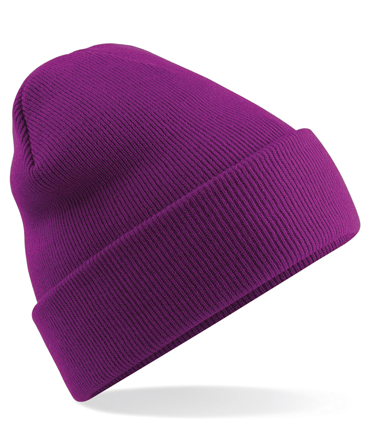 Personalised Hats - Light Grey Beechfield Original cuffed beanie