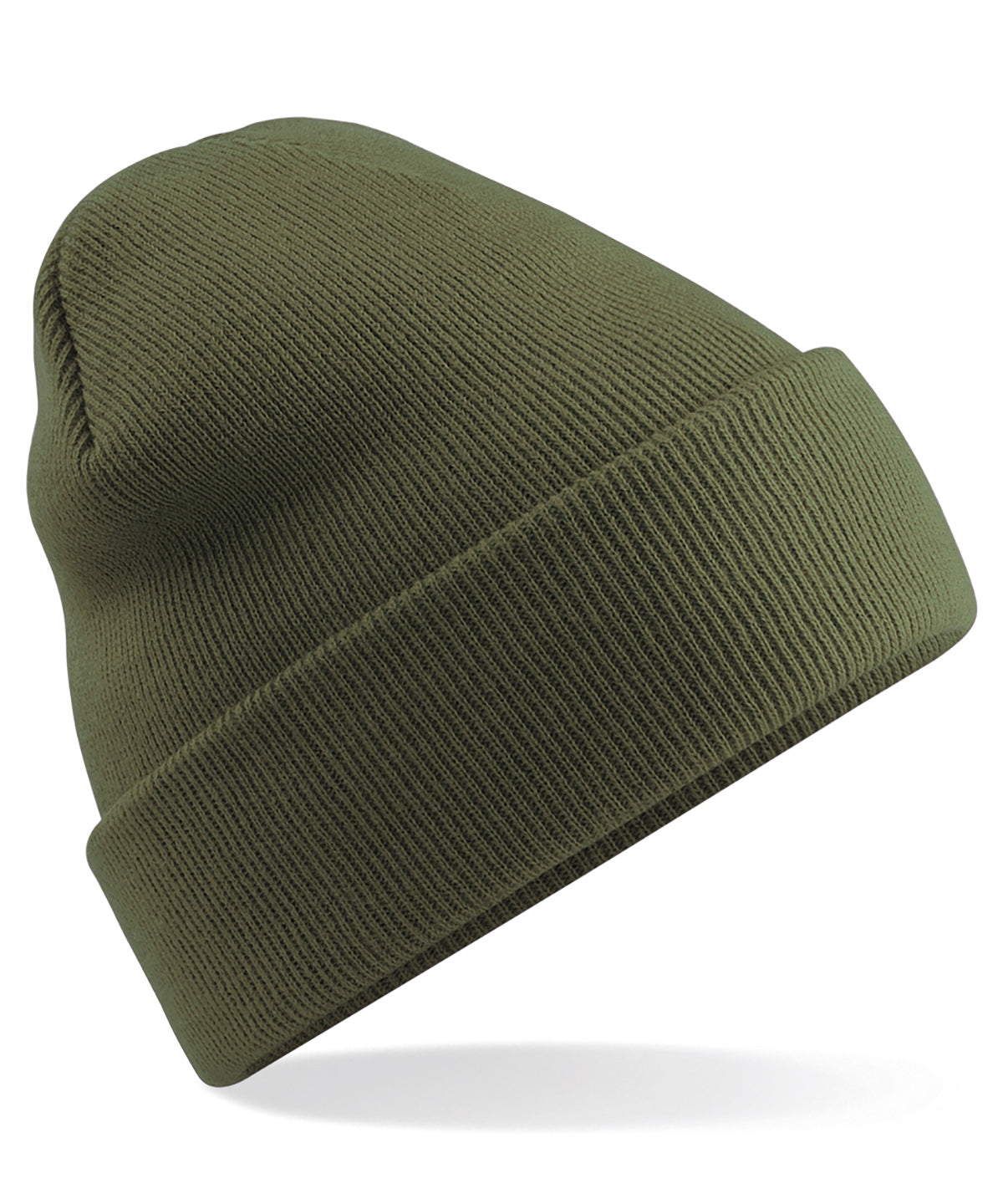 Personalised Hats - Mid Purple Beechfield Original cuffed beanie