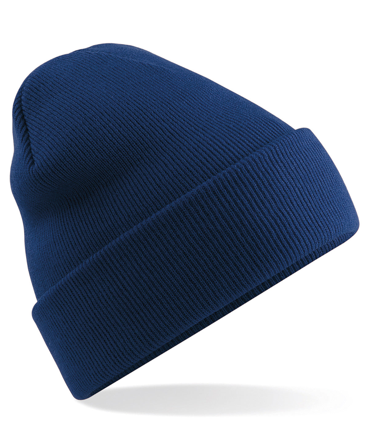 Personalised Hats - Navy Beechfield Original cuffed beanie