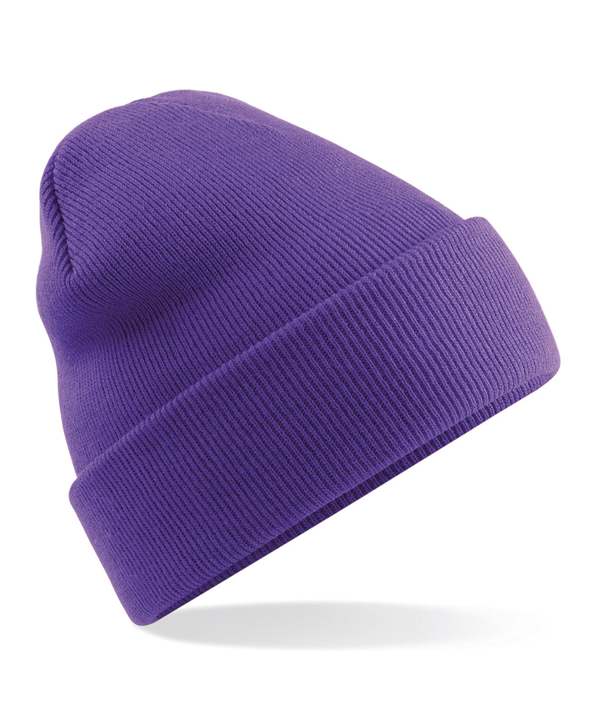 Personalised Hats - Teal Beechfield Original cuffed beanie