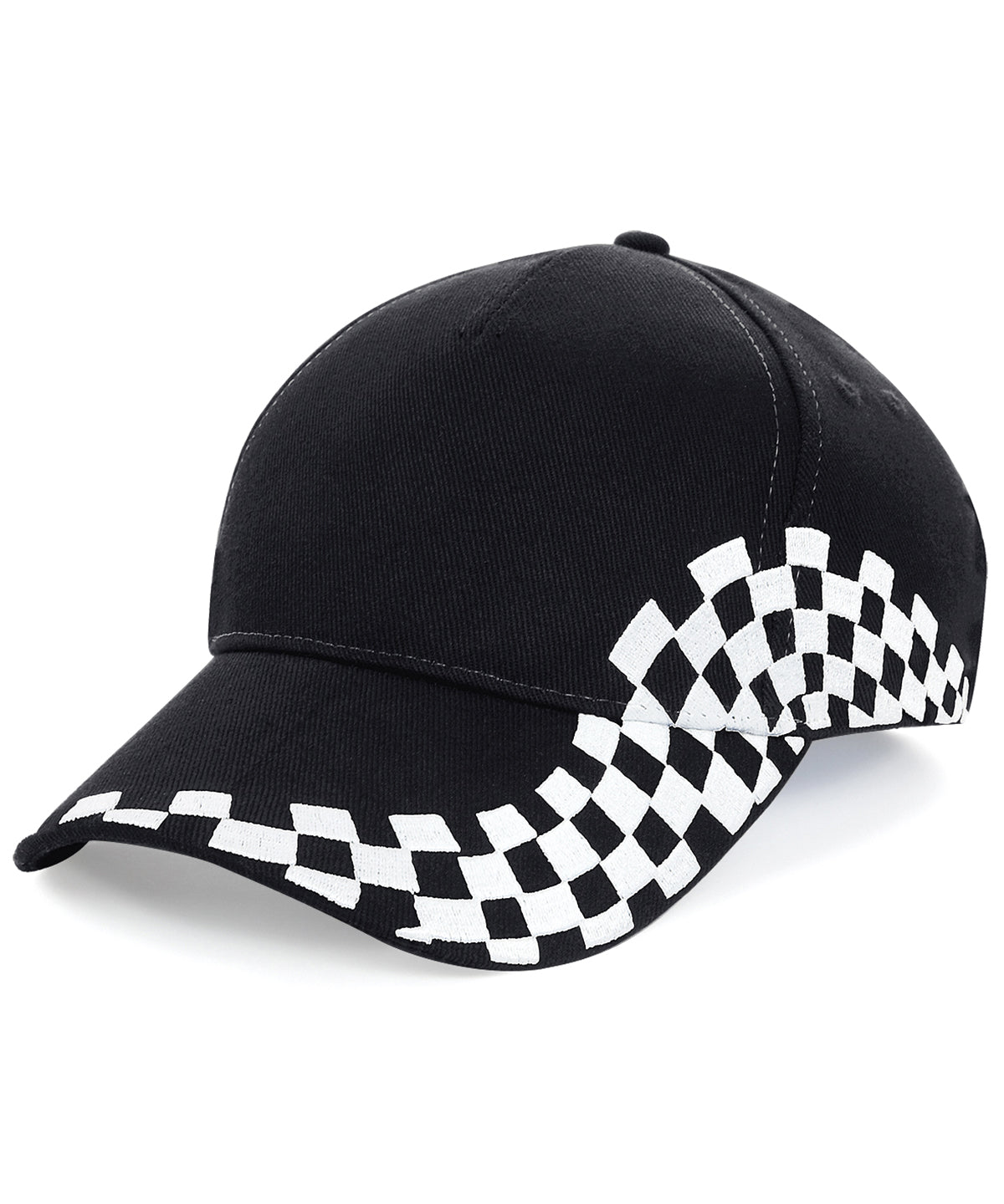 Personalised Caps - Black Beechfield Grand Prix cap