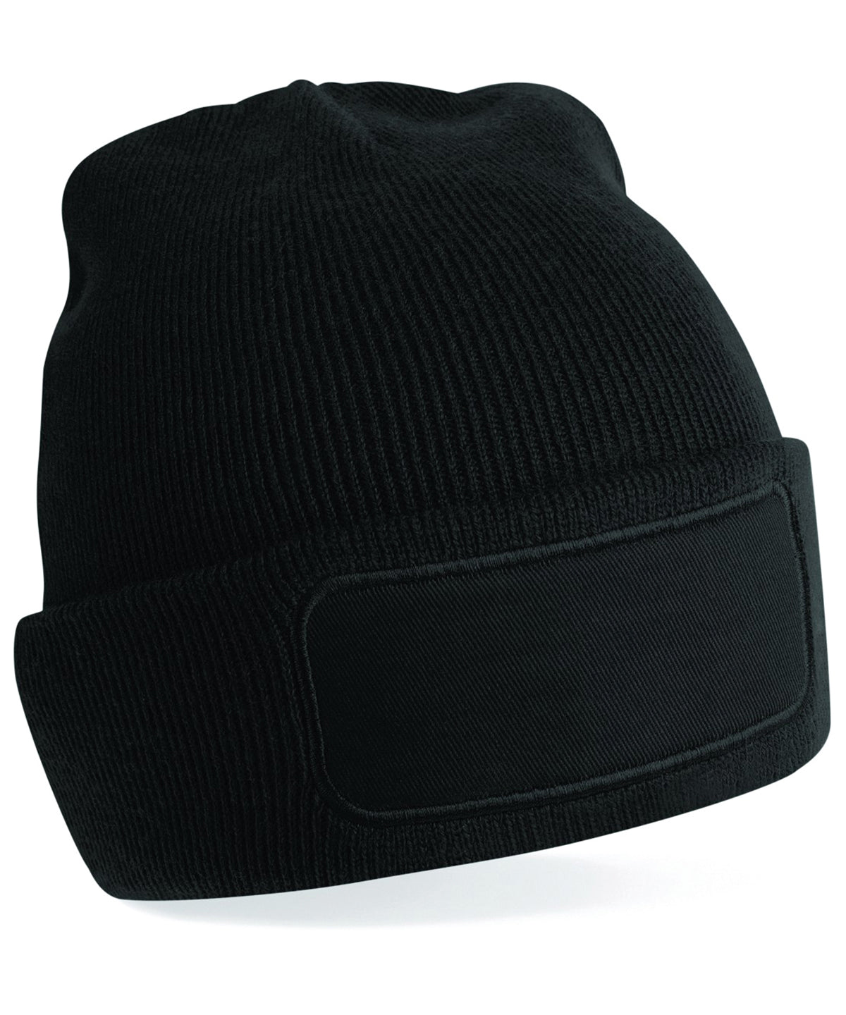 Personalised Hats - Black Beechfield Original patch beanie