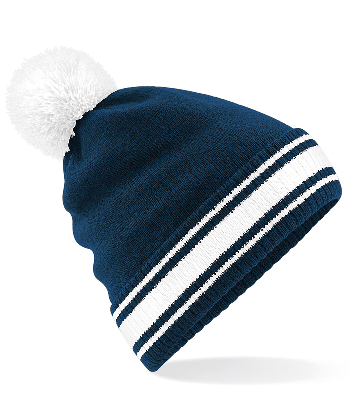Personalised Hats - Navy Beechfield Stadium beanie
