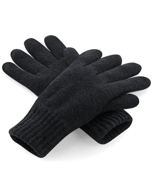 Personalised Gloves - Black Beechfield Classic Thinsulate™ gloves