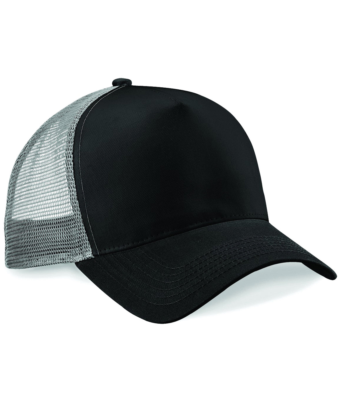 Personalised Caps - Black Beechfield Snapback trucker