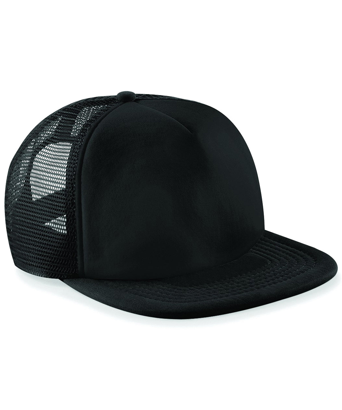Personalised Caps - Black Beechfield Vintage snapback trucker