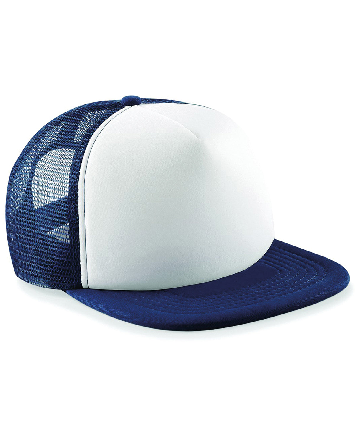 Personalised Caps - Navy Beechfield Vintage snapback trucker