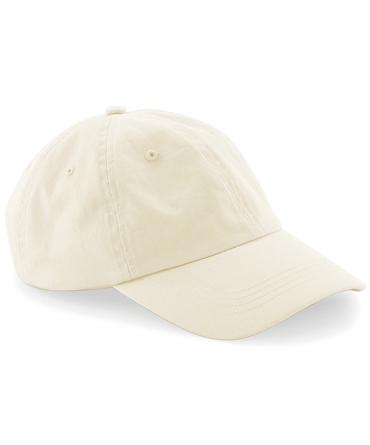 Personalised Caps - Off White Beechfield Low-profile 6-panel dad cap