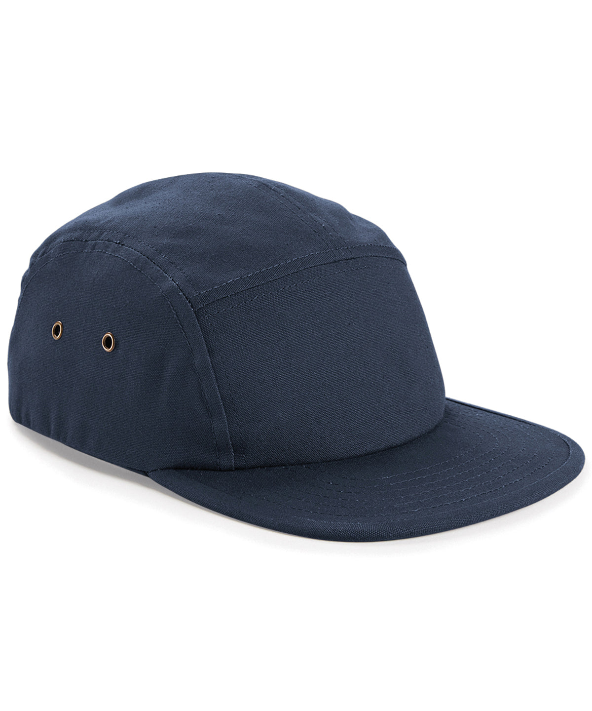 Personalised Caps - Navy Beechfield Canvas 5-panel cap