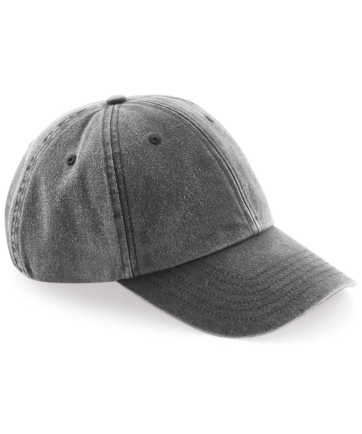 Personalised Caps - Mid Grey Beechfield Low-profile vintage cap