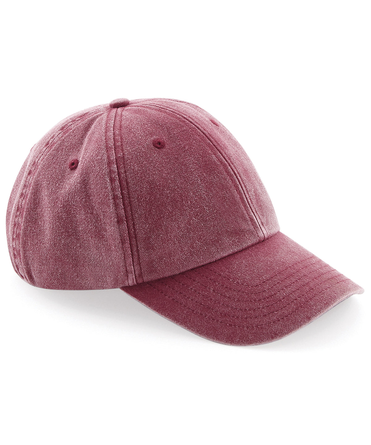 Personalised Caps - Dark Red Beechfield Low-profile vintage cap