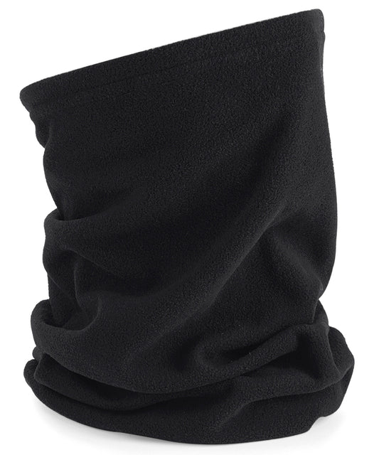 Personalised Snoods - Black Beechfield Morf® microfleece