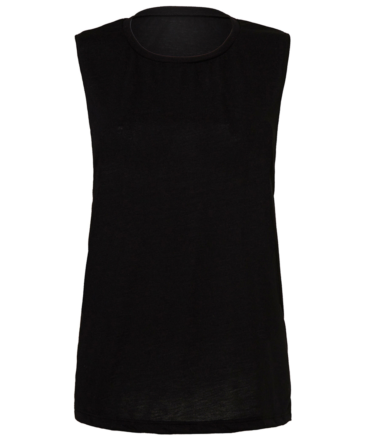 Personalised T-Shirts - Black Bella Canvas Flowy scoop muscle t-shirt
