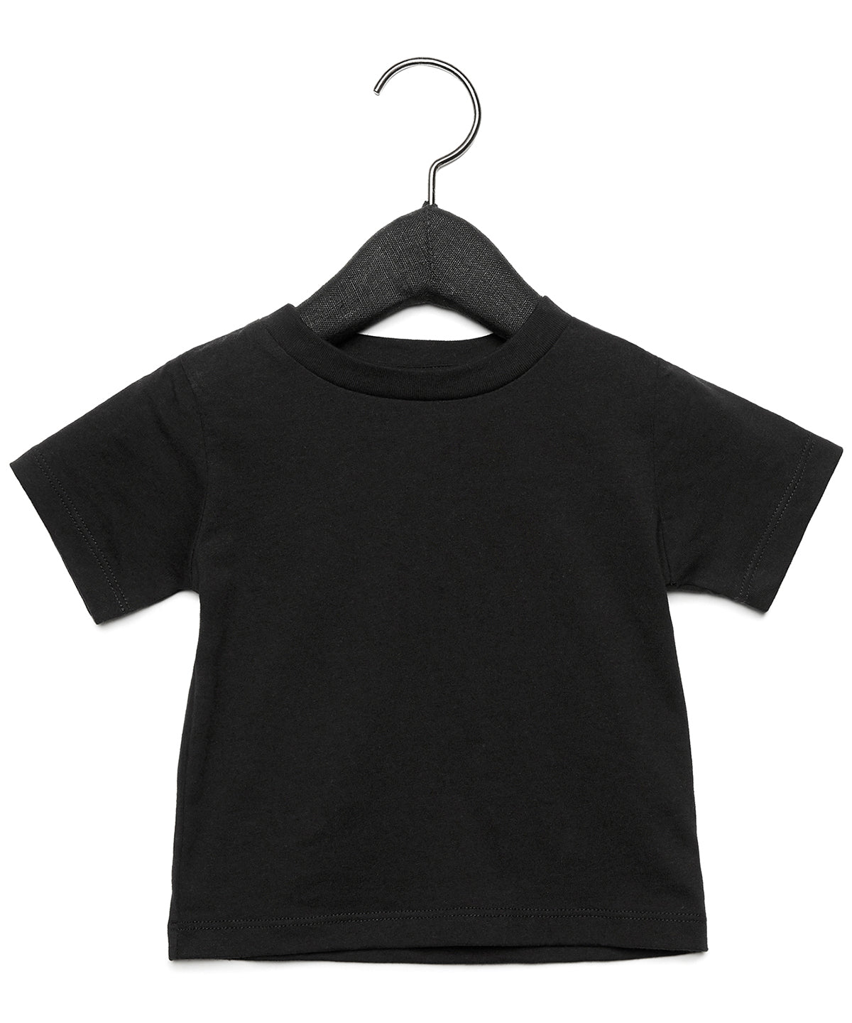 Personalised T-Shirts - Dark Grey Bella Canvas Baby Jersey short sleeve tee