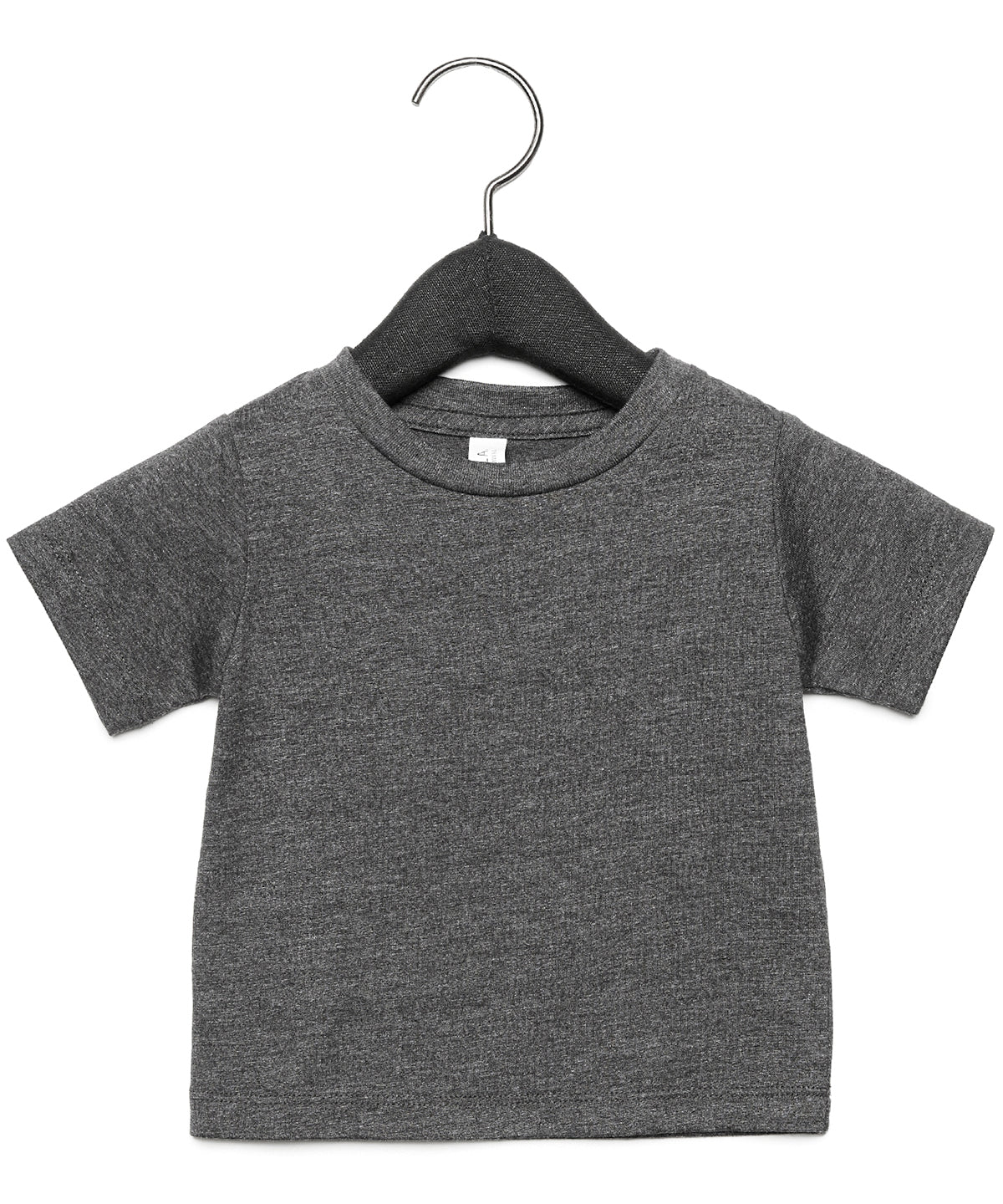 Personalised T-Shirts - Dark Grey Bella Canvas Baby Jersey short sleeve tee