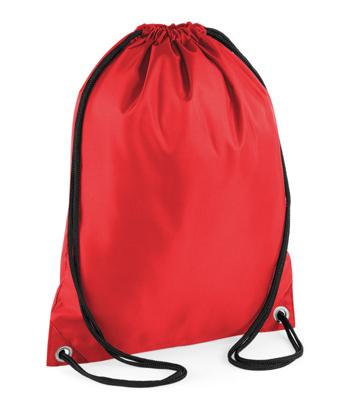 Personalised Bags - Mid Red Bagbase Budget gymsac